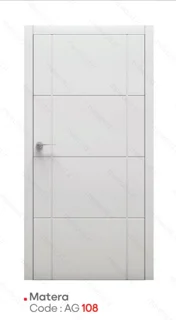 درب و چهارچوب کلاسیکMDF باروکش سوپرمات  Matera AG108