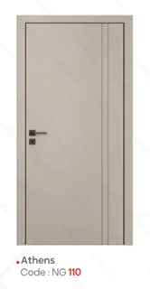 درب و چهارچوب کلاسیکMDF باروکش سوپرمات  Athens NG110